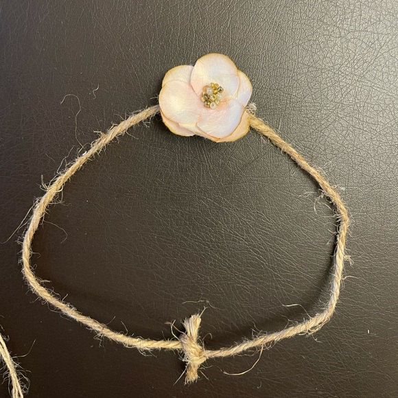 2 floral twine headbands newborn props - Picture 6 of 8
